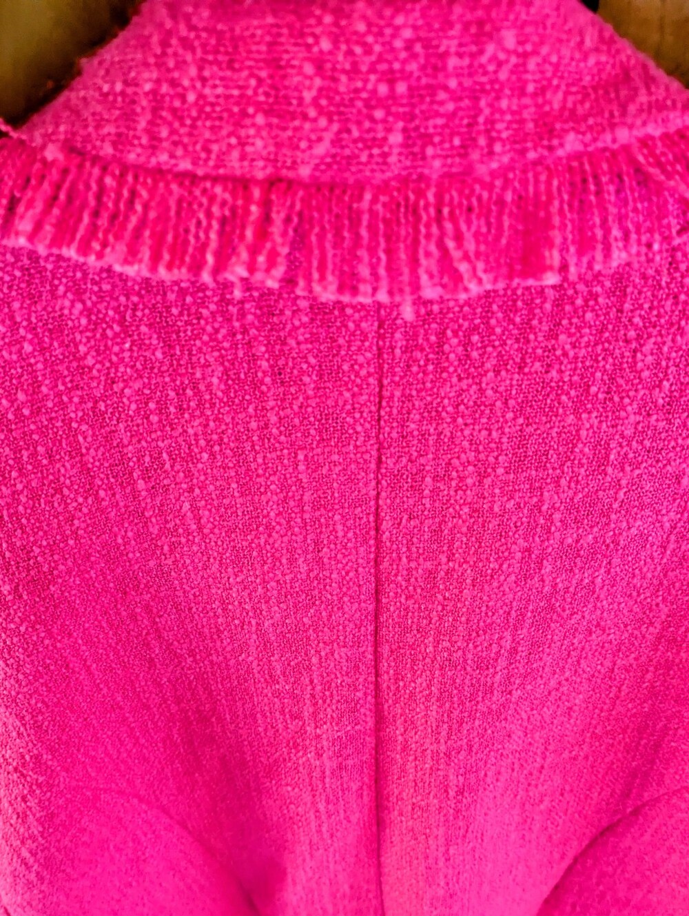 Steve Madden Pink Fringed Tweed Blazer - Picture 5 of 14